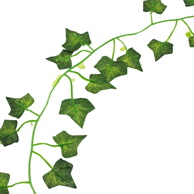681x681 12 Strands Artificial Ivy Leaves Fake Vine Garland