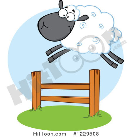 450x470 Sheep Clipart Leap
