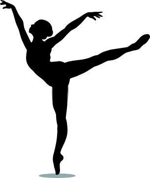 305x361 Jazz Dancer Silhouette