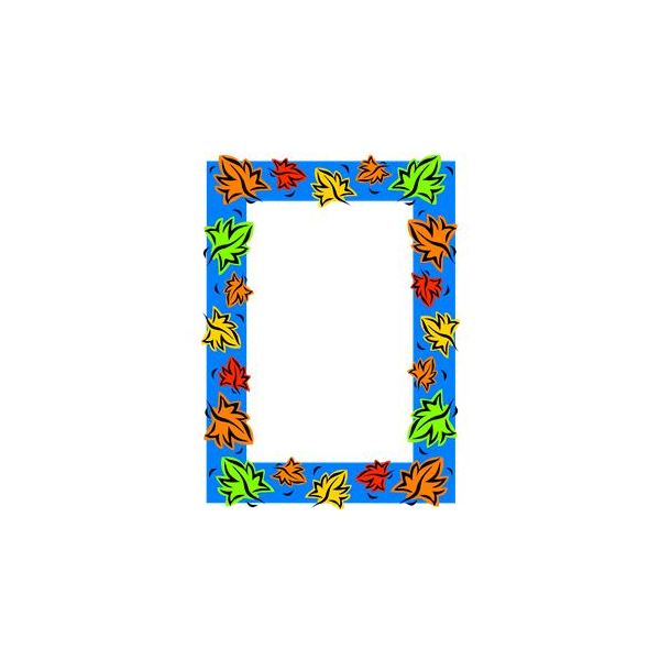 600x600 Free Fall Leaf Borders Make A Gorgeous Autumn Publication Using