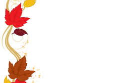 280x168 Border Leaves Cliparts