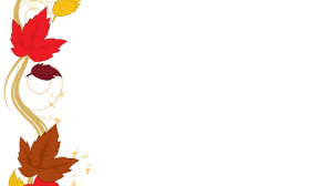 280x168 Fall Leaves Border Clipart Clipart Panda