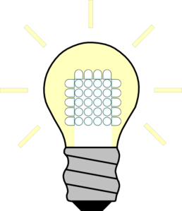258x299 Light Bulb Led On Clip Art