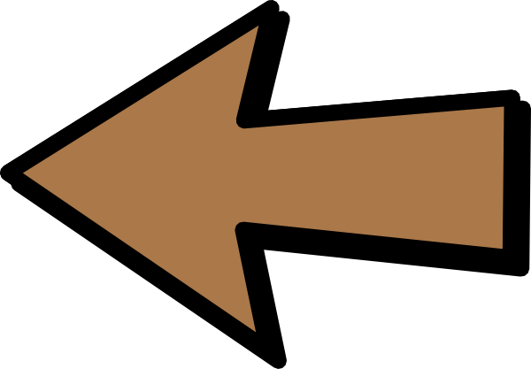 600x417 Left Arrow Brown Clip Art