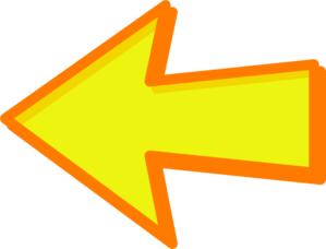 299x228 Yellow Arrow Orange Left Clip Art