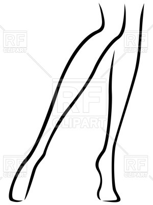 Leg Clipart Black And White | Free download on ClipArtMag