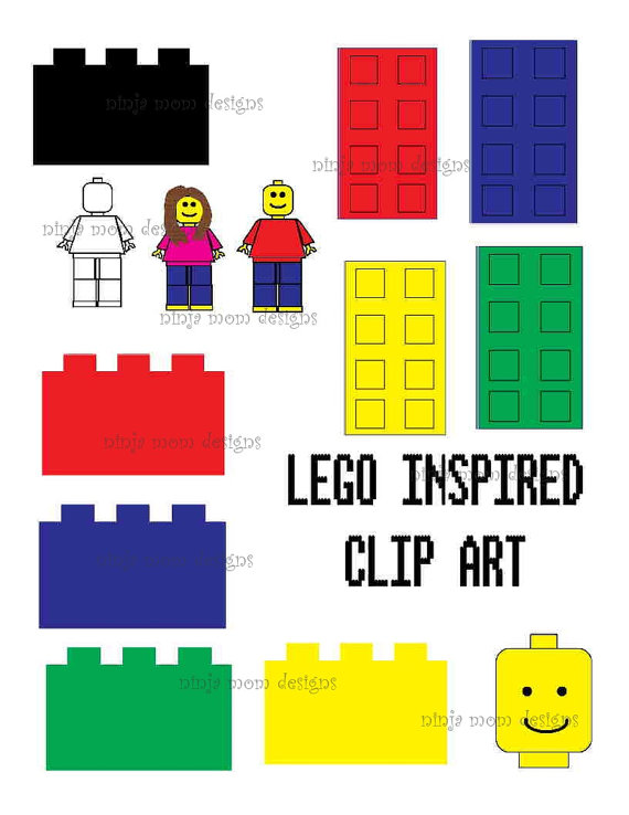 570x738 Lego Inspired Clip Art Legos Clip Art And Bulletin
