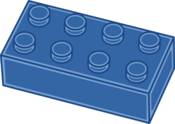 256x181 Blue Lego Brick Clipart Clipart Panda
