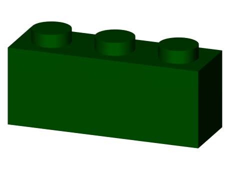 460x340 3d Models Brick 1x3