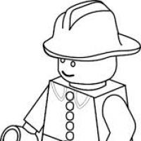 200x200 Lego Clipart Black And White