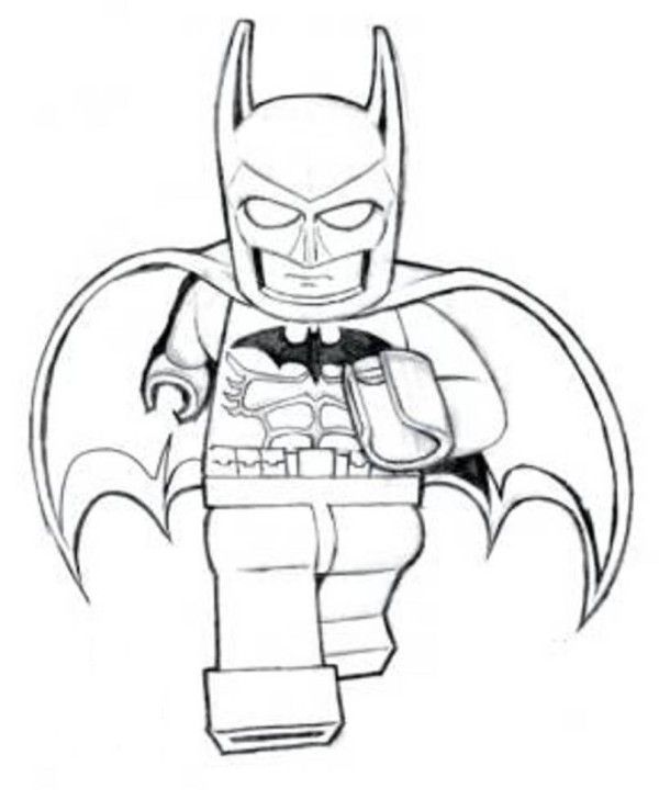 600x729 Lego Character Clipart Black And White