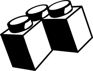 300x228 Lego Blocks Black And White Clipart Free Clip Art Images Image 2