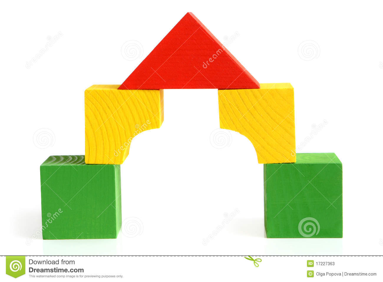 1300x957 Building A House With Wooden Blocks Clipart