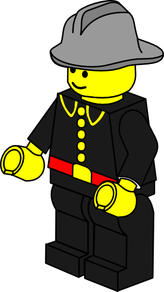 336x598 Lego Town Fireman Clip Art