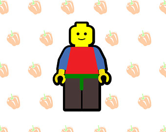 340x270 Lego Silhouette Etsy