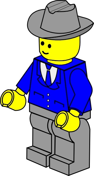 318x591 Lego Town Businessman Clip Art Free Vector In Open Office Drawing