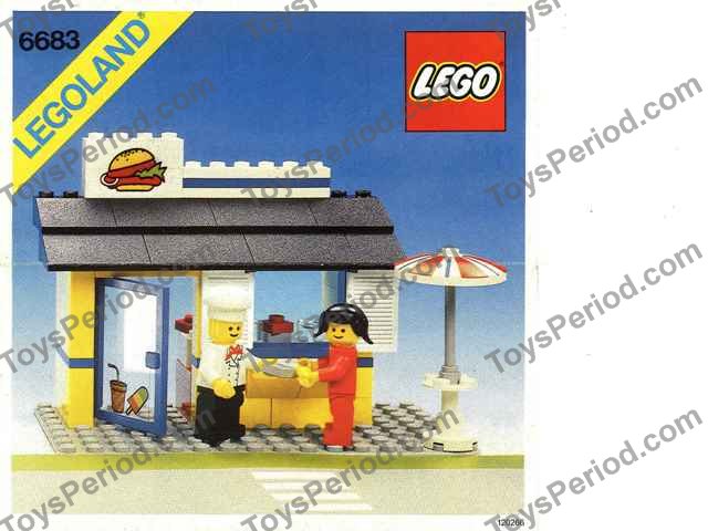 640x480 Lego 6683 Hamburger Stand Set Parts Inventory And Instructions