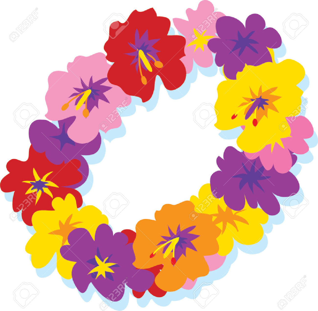 1300x1273 Flower Lei Clipart