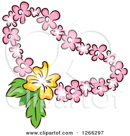 450x470 Flower Lei Clip Art