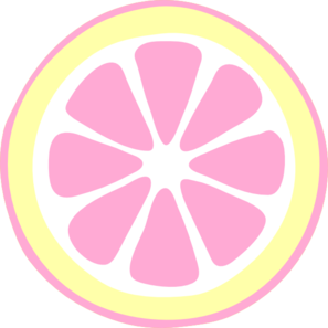 297x297 Pink Lemon Slice Clip Art