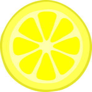 297x297 Lemon Slice Clip Art