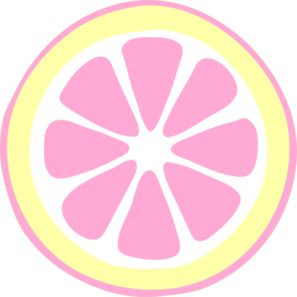 297x297 Pink Lemon Slice Clip Art Vector Clip Art Free 2