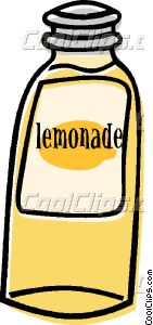 141x300 Bottle Of Lemonade Vector Clip Art