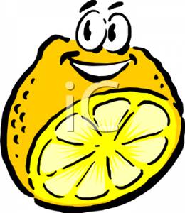 260x300 Happy Lemon Clip Art Image