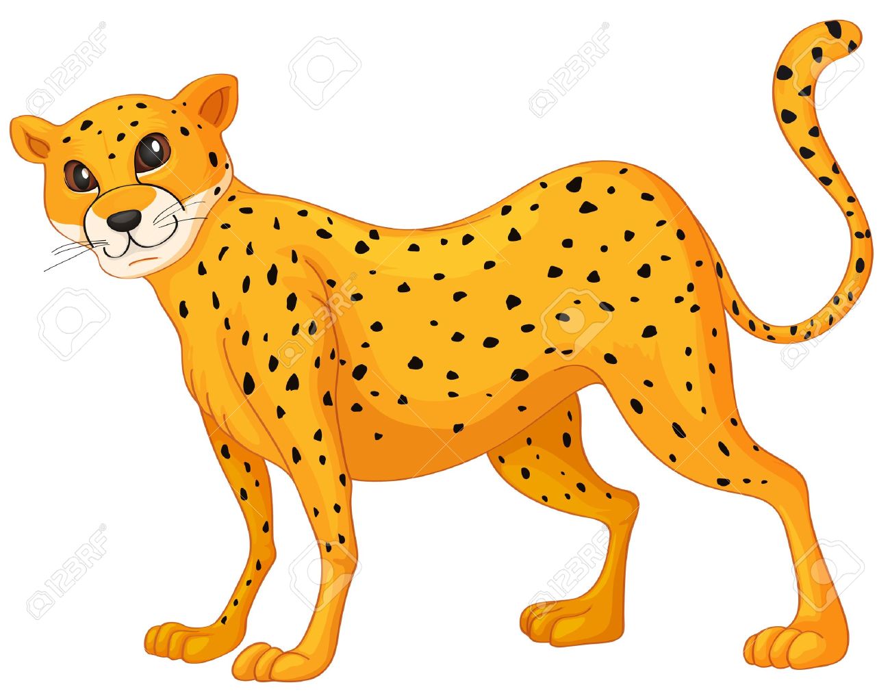 1300x1020 Top 82 Cheetah Clip Art