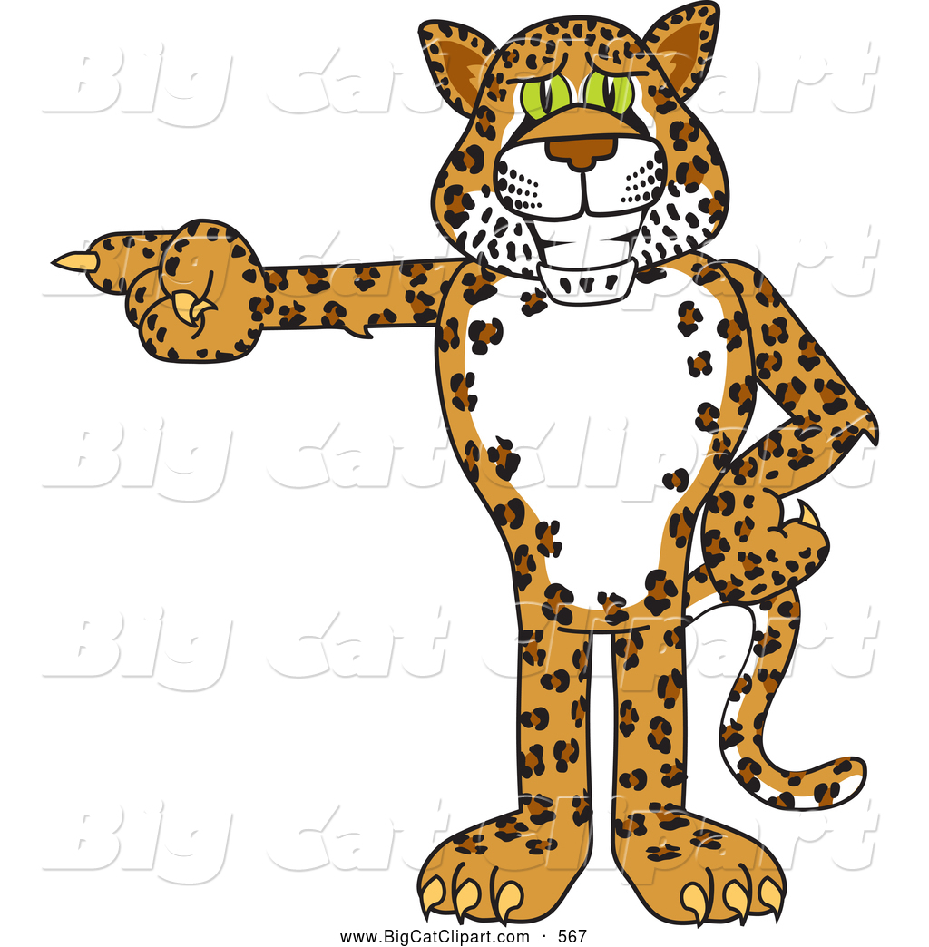 1024x1044 Big Cat Cartoon Vector Clipart Of A Cute Cheetah, Jaguar