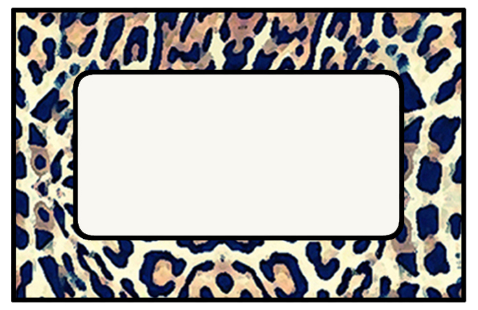 697x453 Animal Print Borders Clip Art