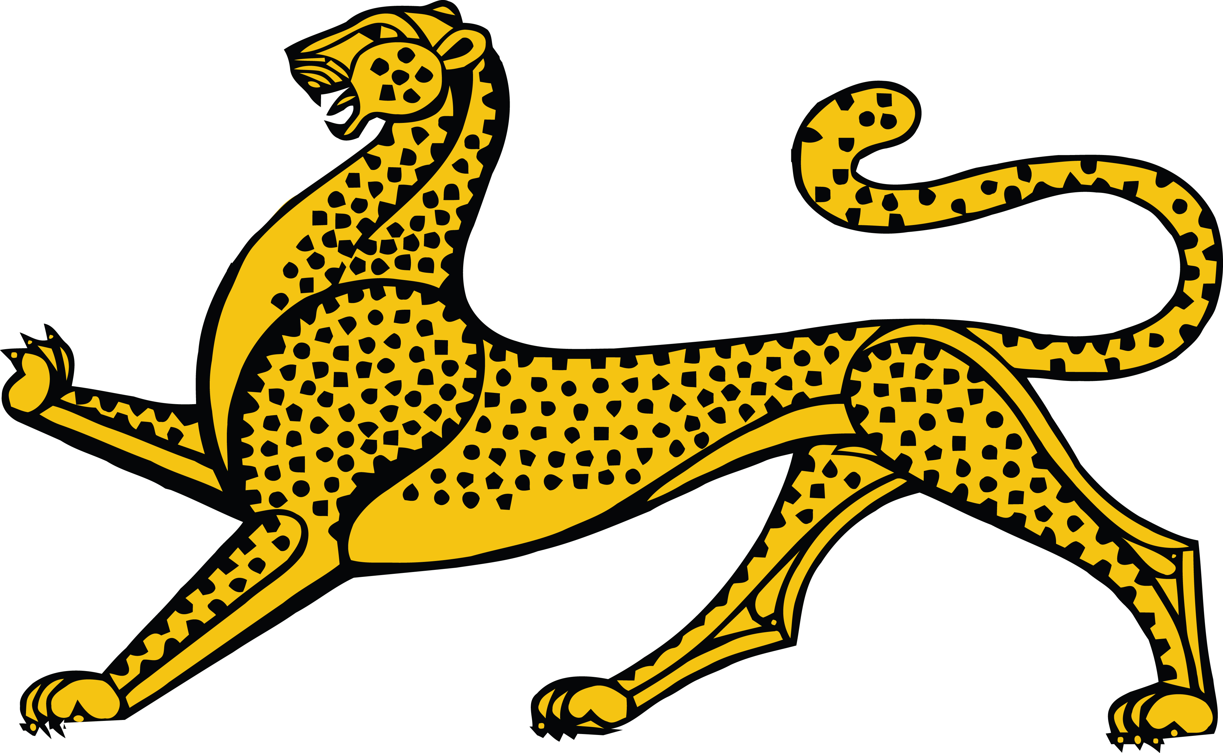 4000x2463 Clipart Of A Leopard
