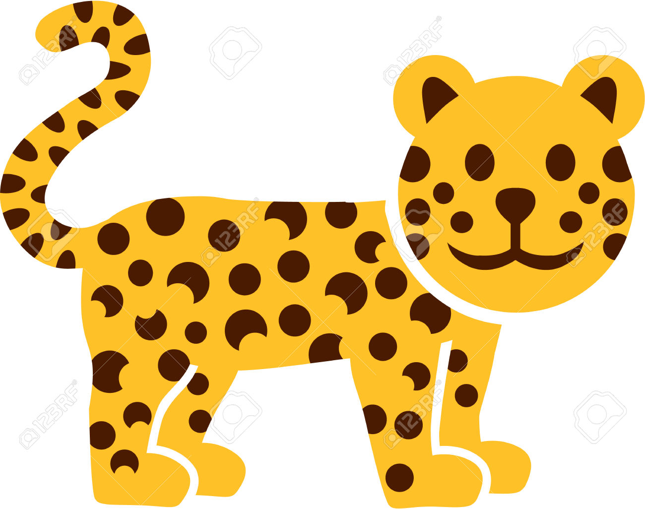 1300x1026 Gepard Clipart