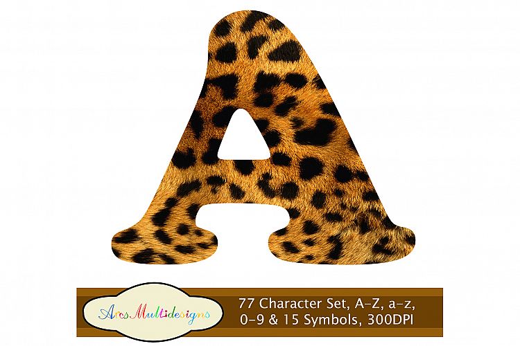 750x500 Alphabet Leopard Digital Text Digit Design Bundles
