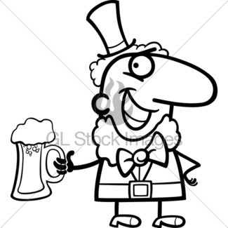 325x325 Leprechaun With Beer Gl Stock Images