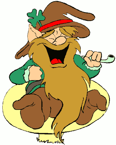 398x500 Free Leprechaun Pipe Clipart