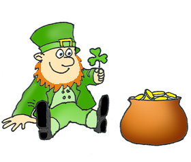280x237 Leprechaun Funny St Patricks Day Clipart Image