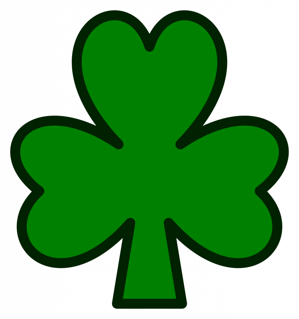 974x1039 Coloring Pages Shamrock Free Clip Art Leprechaun Clipart Images