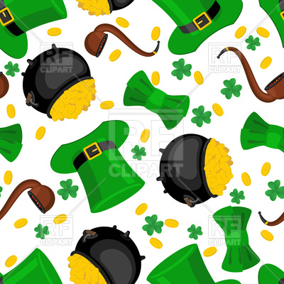 400x400 St. Patrick's Day Seamless Pattern