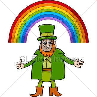 325x325 Outline Leprechaun Gl Stock Images