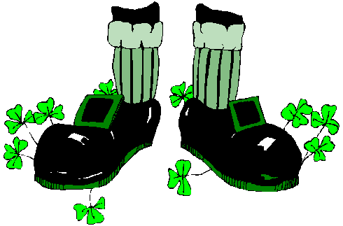 490x323 Clover Clipart Leprechaun