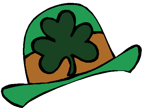 490x374 Leprechaun Hat Clipart