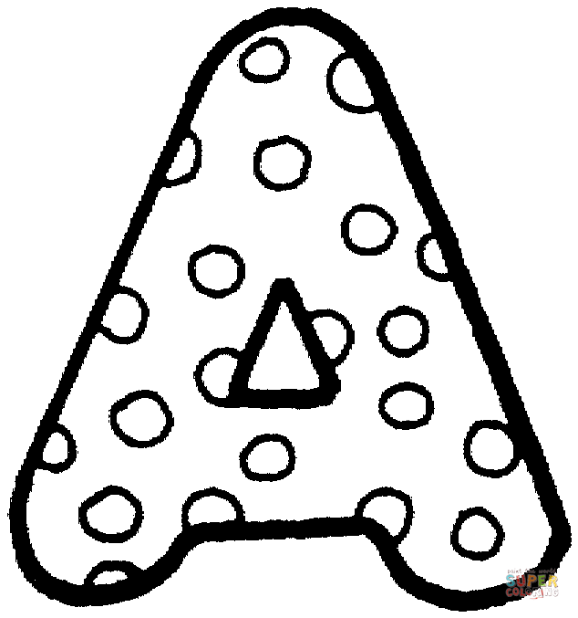 634x677 Letter A Coloring Pages Free Coloring Pages