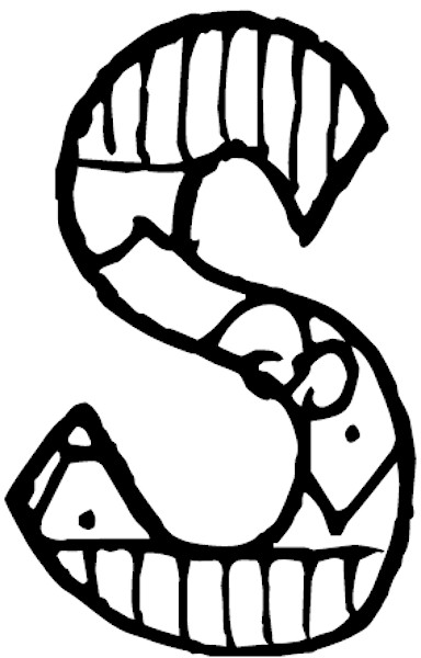 384x600 4 Brave Letter A Coloring Page