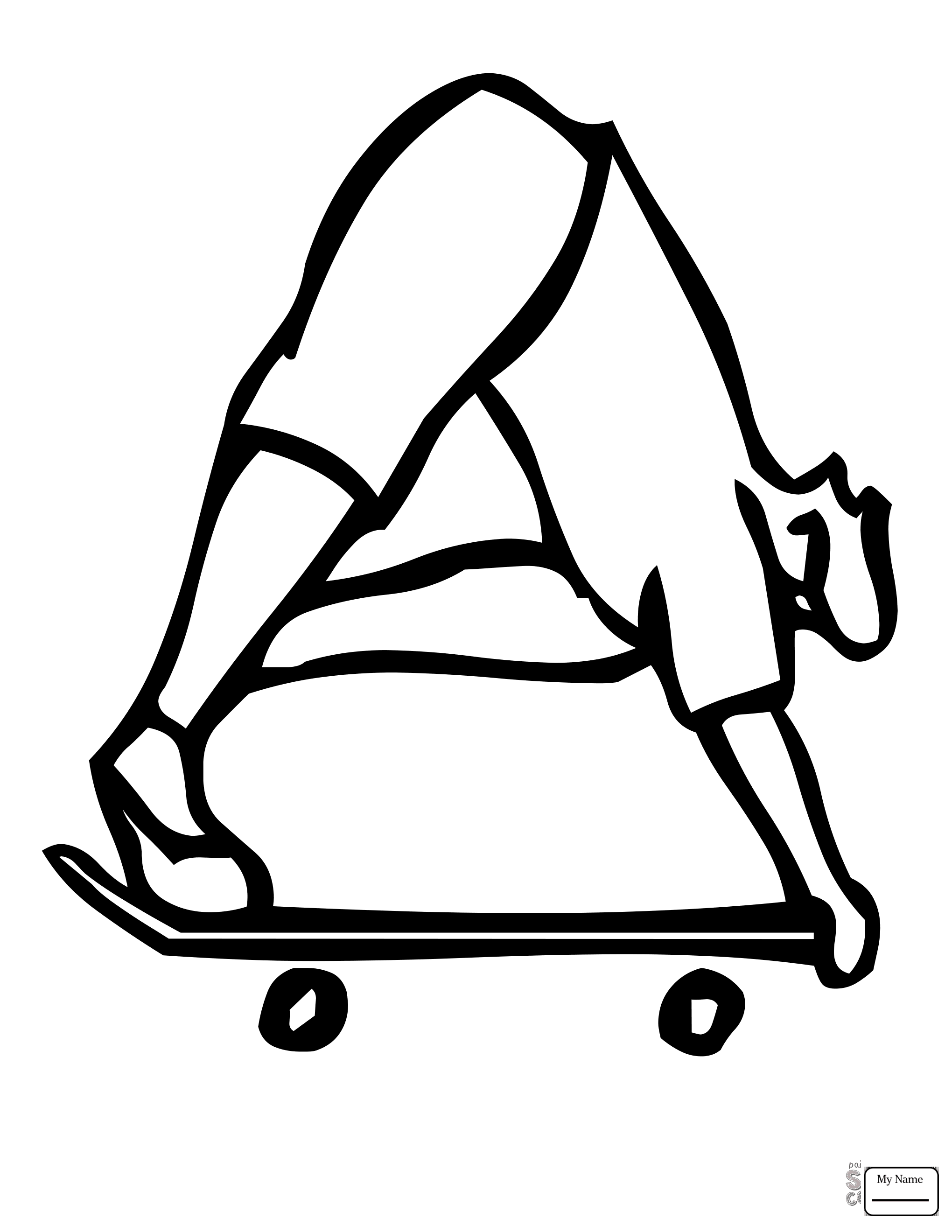 2040x2640 Coloring Pages For Kids A Is For Apple Letter A Letters