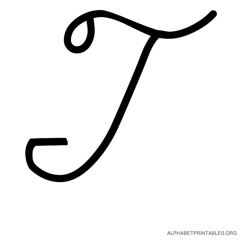 Letter A In Cursive