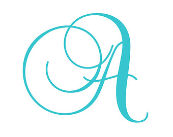 340x270 Cursive Letters Etsy