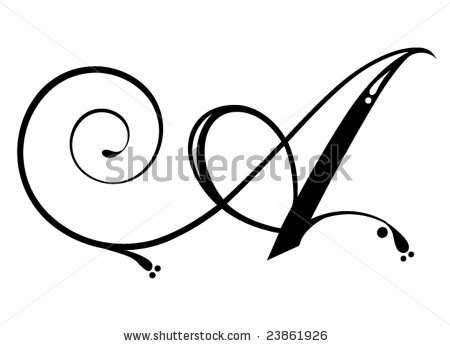 450x346 A Letter Tattoo Designs