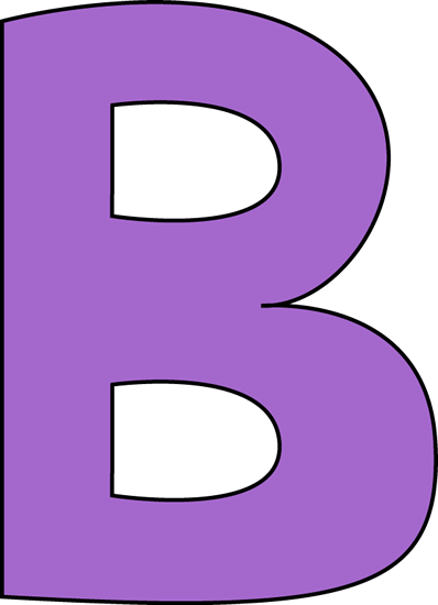 398x550 Purple Letter B Clip Art