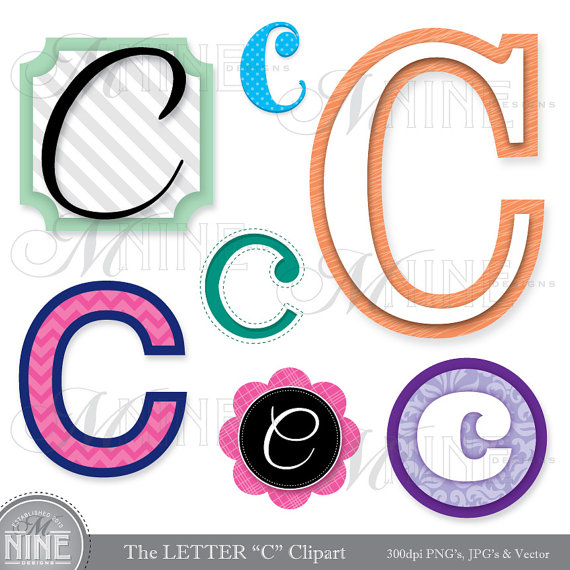 570x570 Script Letter C Clip Art Clipart